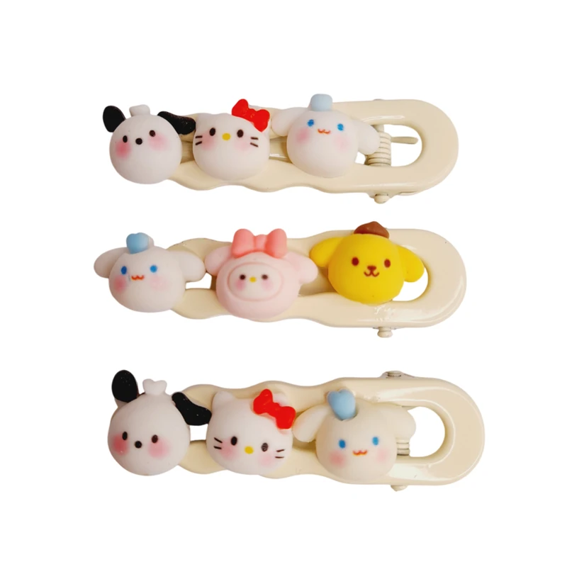 گیره مو زنانه مدل کرومی و دوستان بسته 3 عددی