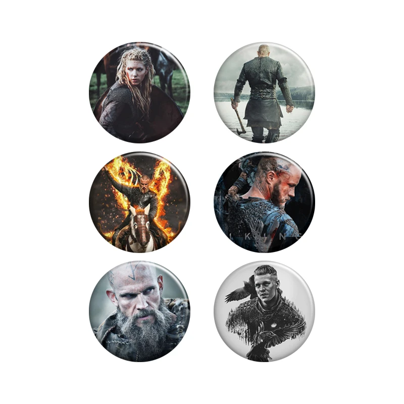 پیکسل ابیگل طرح وایکینگ ها رگنار لاگرتا آیوار بیورن Ragnar Vikings کد 041 مجموعه 6 عددی