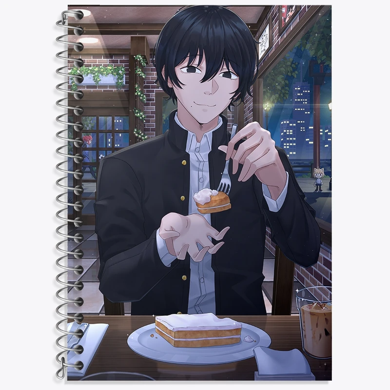 دفتر لغت 50 برگ خندالو طرح بازی تسوکی هیمه‌ (Tsukihime) کد 34493