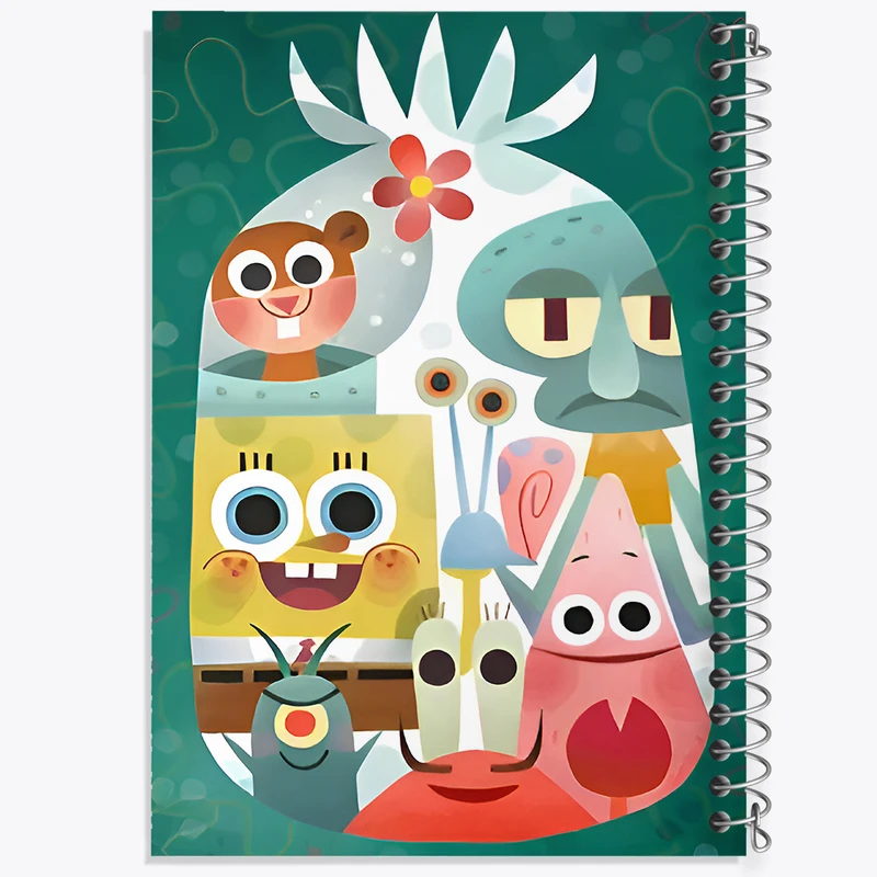 دفتر لیست خرید 50 برگ خندالو طرح باب اسفنجی و پاتریک کد F6882