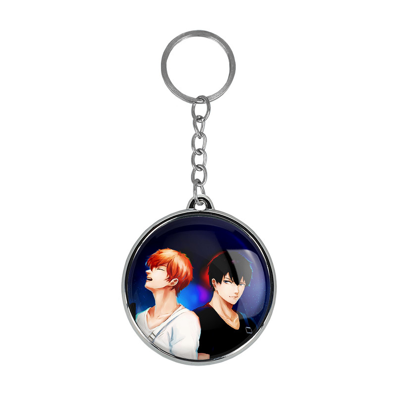 جاکلیدی خندالو طرح هاروکی و مافویو و ریتسوکا انیمه گیون مدل دوطرفه کد 1309413088