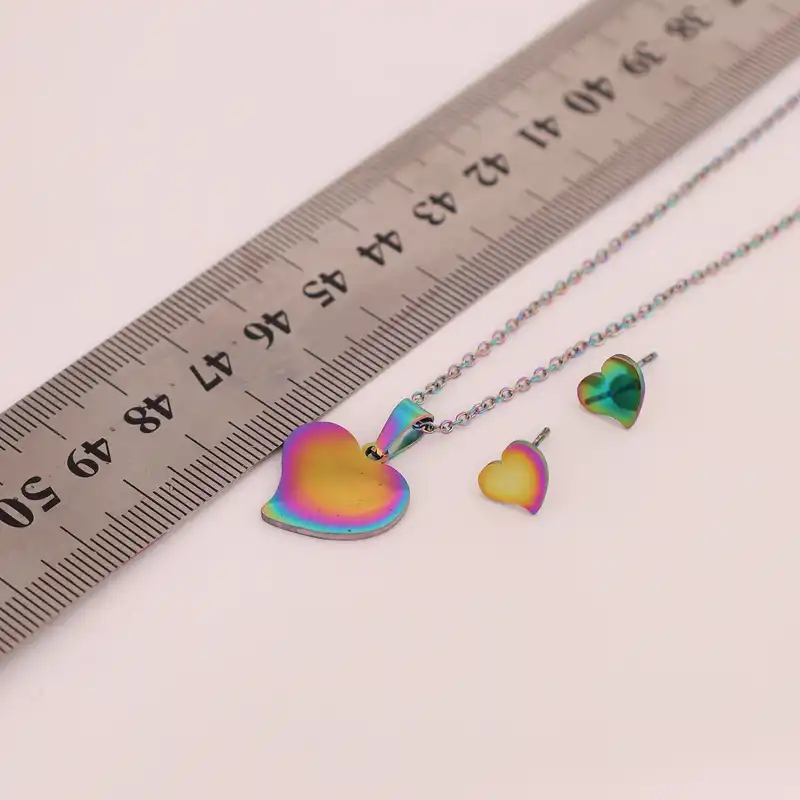 نیم ست زنانه ماصرم طرح قلب کد NS7019