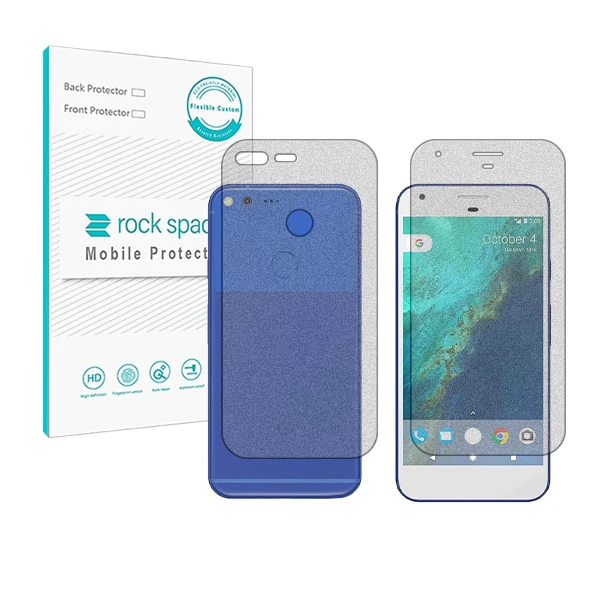 محافظ صفحه نمایش گیمینگ راک اسپیس مدل HyGAM مناسب برای گوشی موبایل گوگل Pixel XL به همراه محافظ پشت گوشی