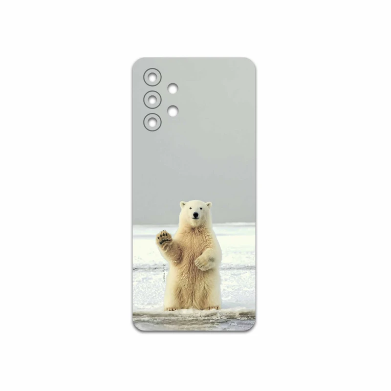 برچسب پوششی ماهوت مدل Polar bear مناسب برای گوشی موبایل سامسونگ Galaxy A32 4G