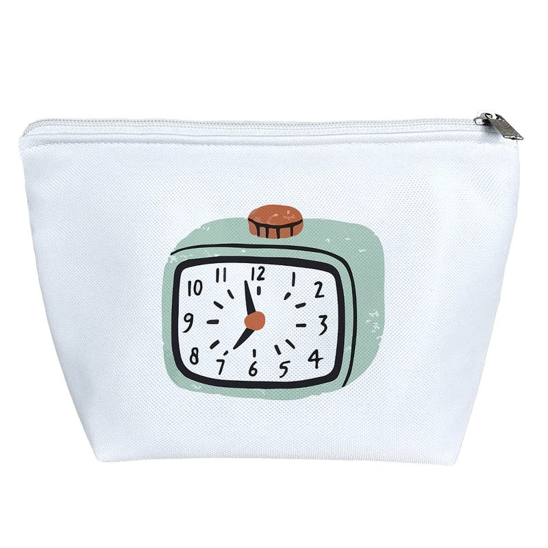 کیف لوازم آرایش دخترانه خندالو مدل ساعت قدیمی کد 8456