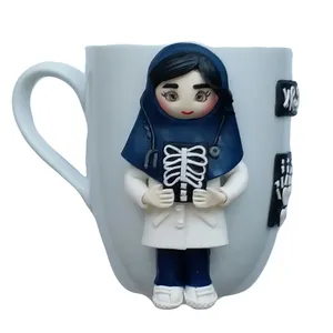 ماگ سرامیکی مدل دختر پزشک رادیولوژی کد 01027