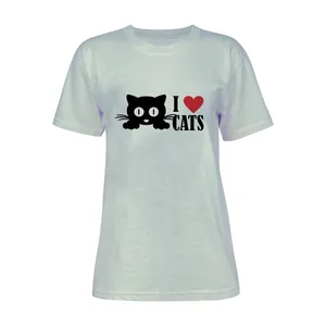 تی شرت آستین کوتاه زنانه مدل پیشی کد L175 رنگ طوسی