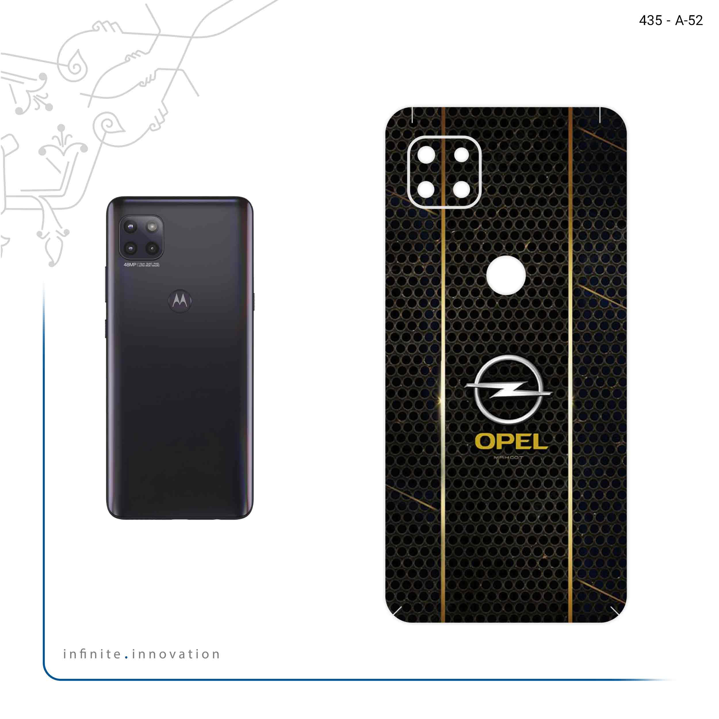 برچسب پوششی ماهوت مدل OPEL مناسب برای گوشی موبایل موتورولا MOTO G 5G