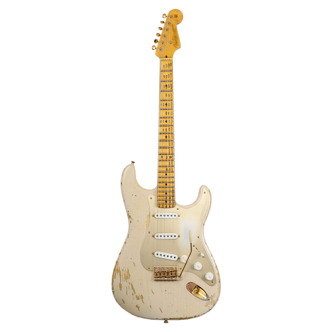 گیتار الکتریک فندر مدل Custom Shop 1954 Heavy Relic Stratocaster Golden 50s Limited