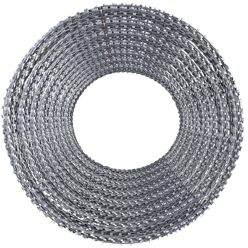 حفاظ ضدسرقت مدل سیم خاردار تیغه ای تبری حفاظ ضدسرقت مدل سیم خاردار تیغه ای تبری