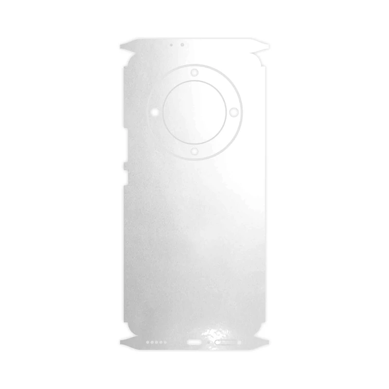 برچسب پوششی ماهوت مدل Metallic-White-FullSkin مناسب برای گوشی موبایل آنر Magic 5 Lite