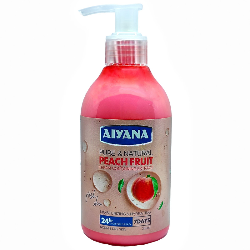 کرم آبرسان آیانا مدل هلو حجم 250 میلی لیتر کرم آبرسان آیانا مدل هلو حجم 250 میلی لیتر