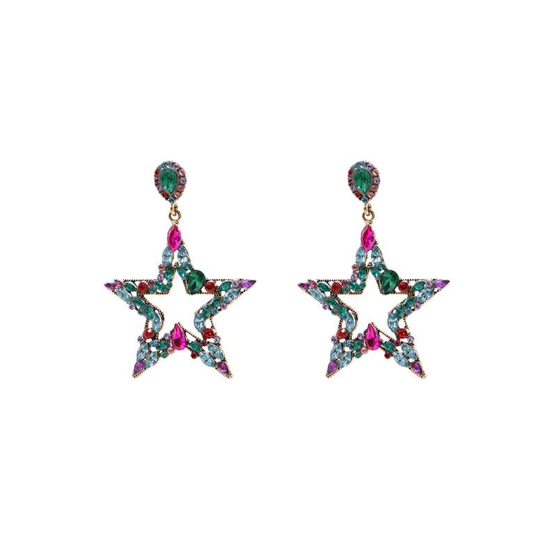 گوشواره دخترانه مدل ستاره بزرگ