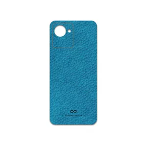 MAHOOT Blue-Leather Cover Sticker for Realme C30s