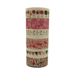 چسب نواری مدل واشی کد 050 عرض 1.5 سانتی متر مجموعه 6 عددی
