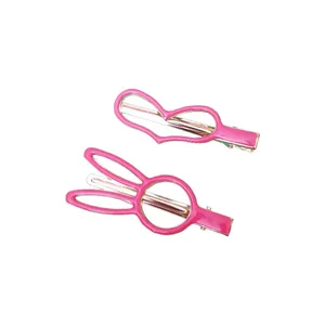 گیره مو زنانه مدل انبری قلب و خرگوش بسته دو عددی