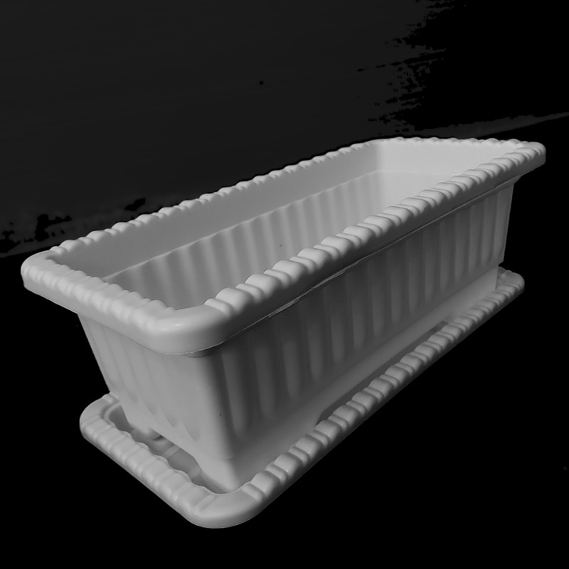 گلدان طرح مستطیلی مدل واریور مجموعه 4 عددی گلدان طرح مستطیلی مدل واریور مجموعه 4 عددی