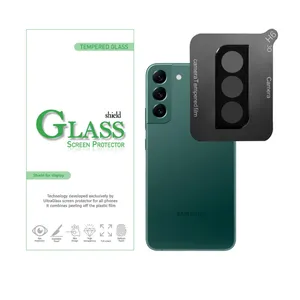 محافظ لنز دوربین شیلد گلس مدل LFUL مناسب برای گوشی موبایل سامسونگ Galaxy S22 5G