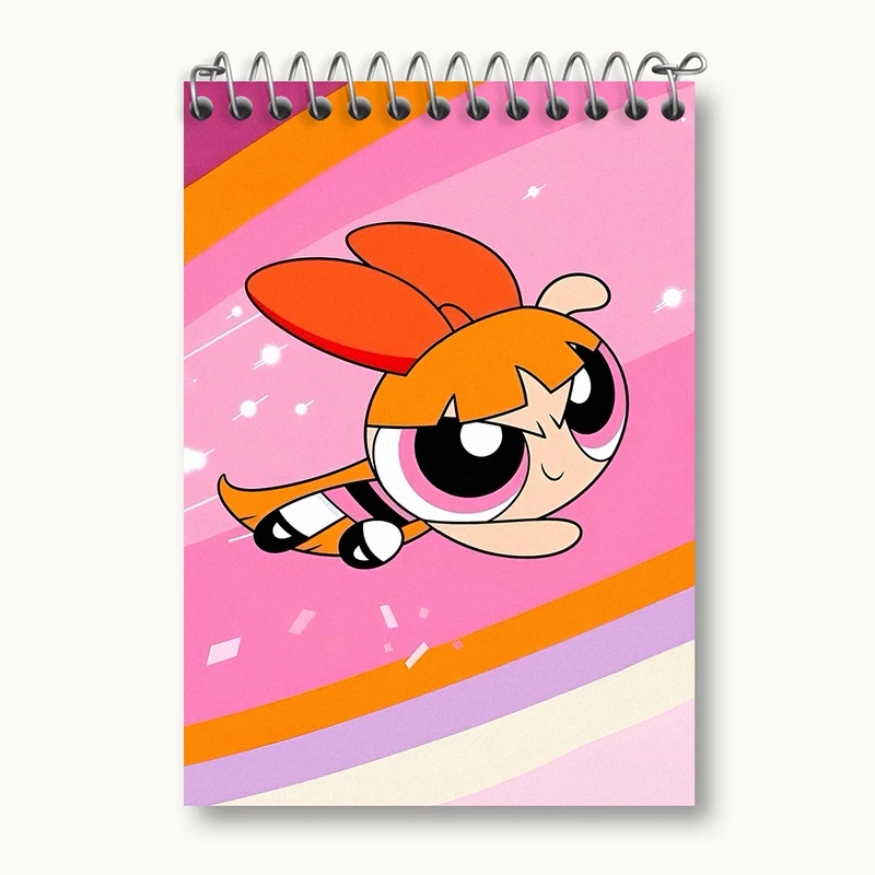 دفتر یادداشت 50 برگ خندالو طرح دختران نیرومند (The Powerpuff Girls) کد N4444