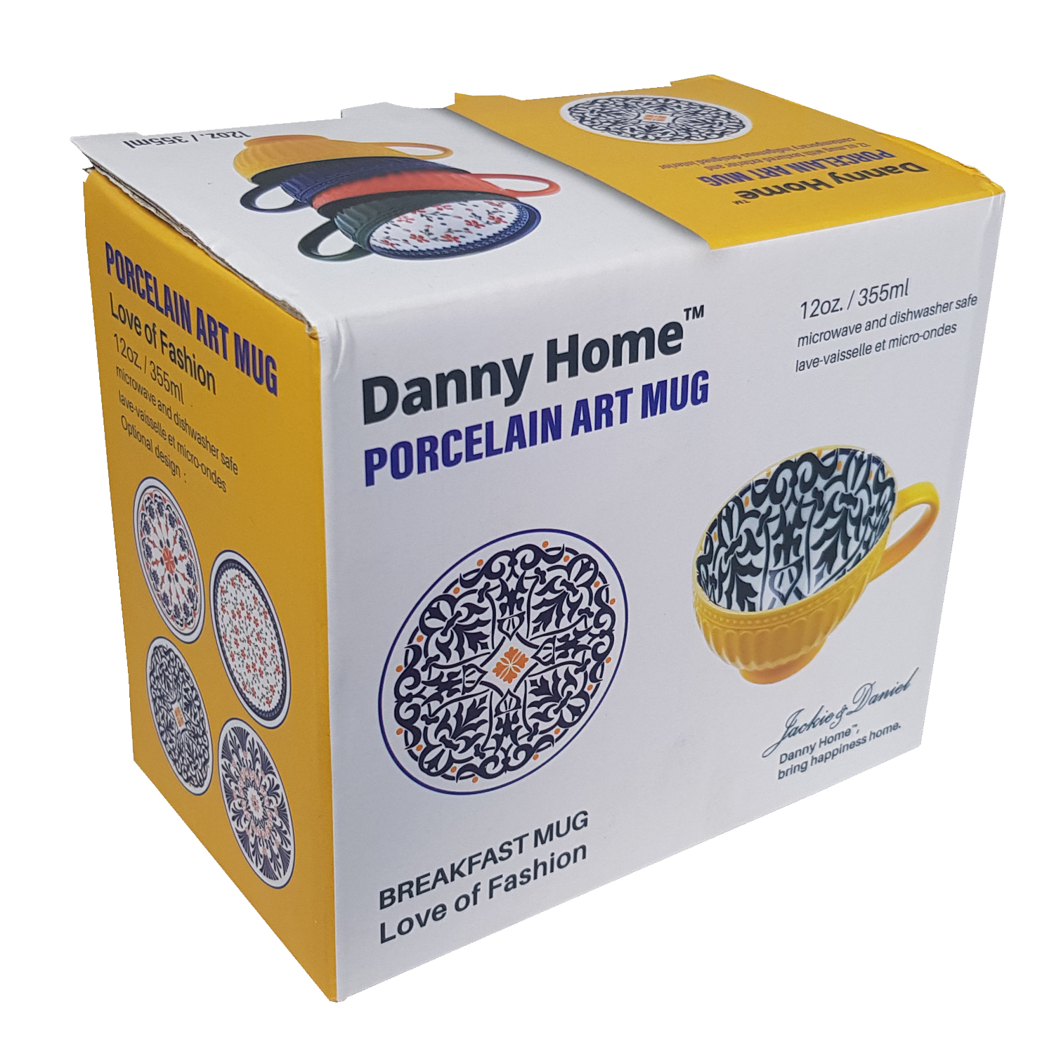 فنجان دنی هوم مدل لته خوری کد DHMUG14