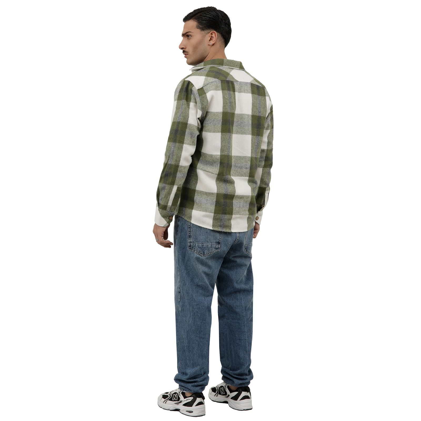 پیراهن آستین بلند مردانه پاتن جامه مدل پشمی کد 102721020235576 -  - 4