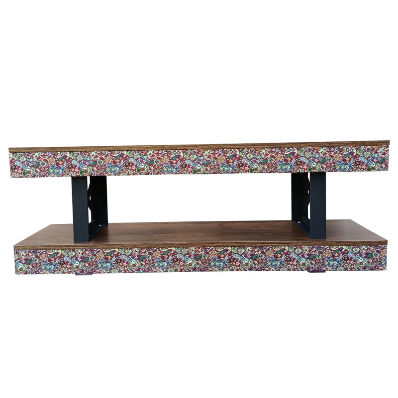 میز تلویزیون مدل ترمه دو طبقه مناسب برای تلویزیون تا 52 اینچ