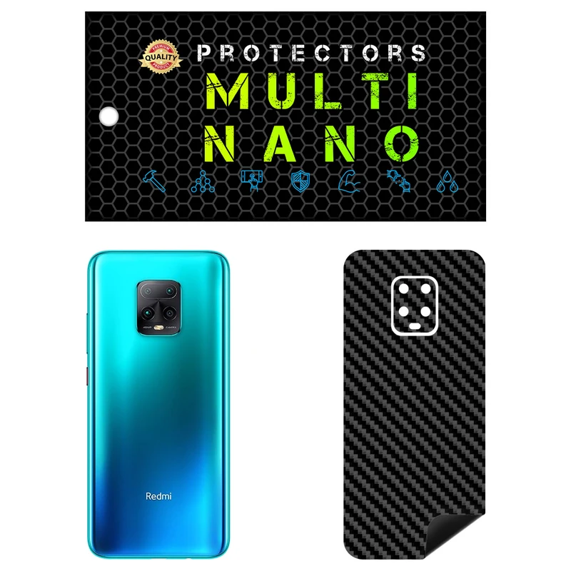 برچسب پوششی مولتی نانو طرح کربن مدل X-F1C مناسب برای گوشی موبایل شیائومی Redmi 10X Pro 5G