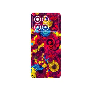 MAHOOT Vector Flower Garden Digital Art Cover Sticker for Xiaomi Poco X6 Pro