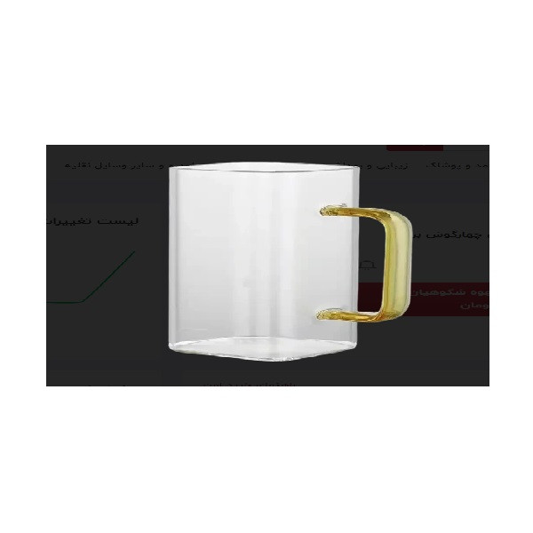 لیوان مدل مربع دسته رنگی کد 1369n 2 لیوان مدل مربع دسته رنگی کد 1369n 2