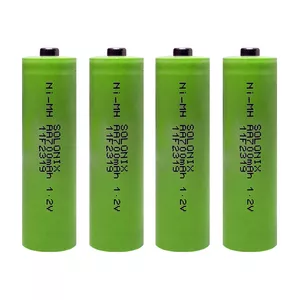 باتری قلمی شارژی سولونیکس مدل صنعتی بسته 4 عددی