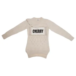 پلیور دخترانه طرح Cherry کد 114