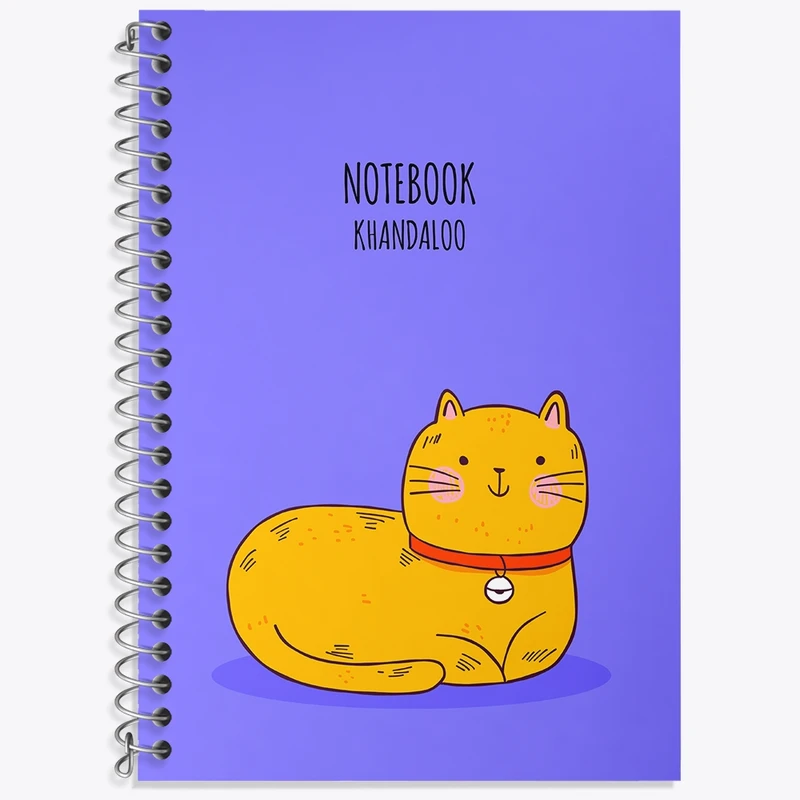 دفتر لغت 50 برگ خندالو طرح گربه بامزه کد N1571