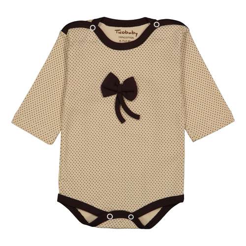 بادی آستین کوتاه نوزادی تریکو بیبی مدل C02