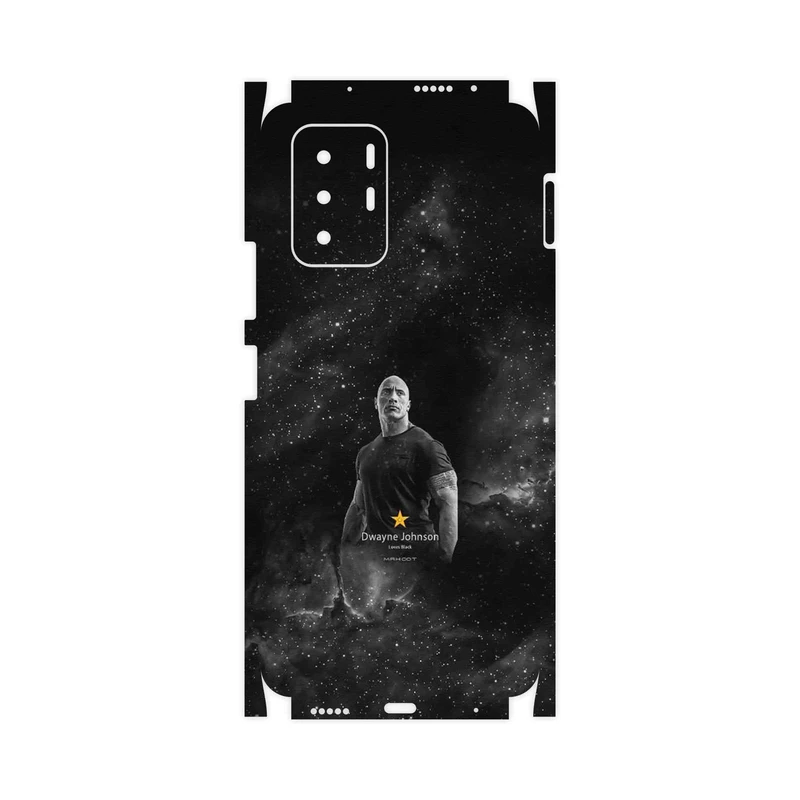 برچسب پوششی ماهوت مدل Dwayne Johnson-FullSkin مناسب برای گوشی موبایل شیائومی Redmi Note 10 Pro (China)