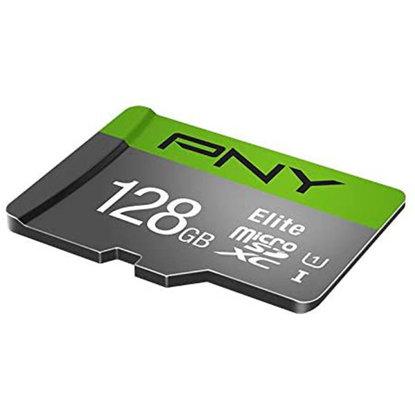 کارت حافظه microSDXC پی ان وای مدل Elite کلاس 10 استاندارد UHS-I U1 سرعت 100MBps ظرفیت 128 گیگابایت به همراه آداپتور SD