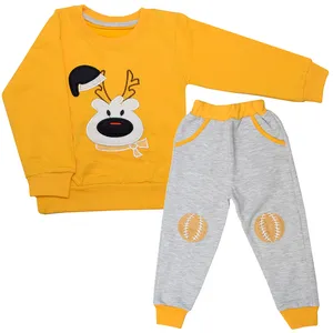 ست سویشرت و شلوار پسرانه مدل گوزن Y1