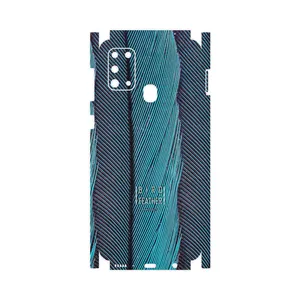 MAHOOT Turquoise feathers-FullSkin Cover Sticker for Samsung Galaxy M31