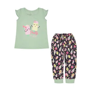 ست تی شرت آستین کوتاه و شلوارک دخترانه ناربن مدل 1521445-41