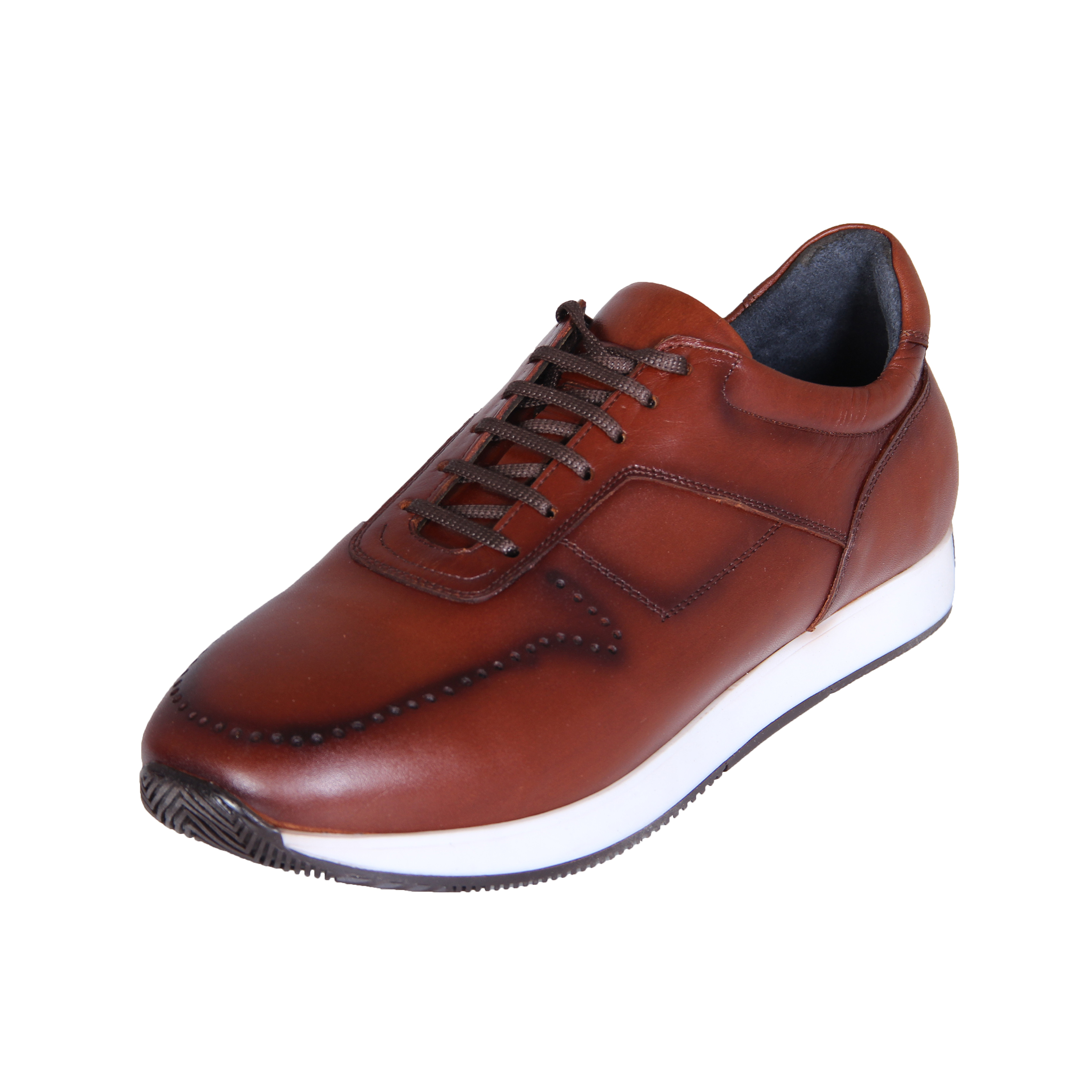 SHAHRECHARM leather men's casual shoes ,GH5003-5 Model