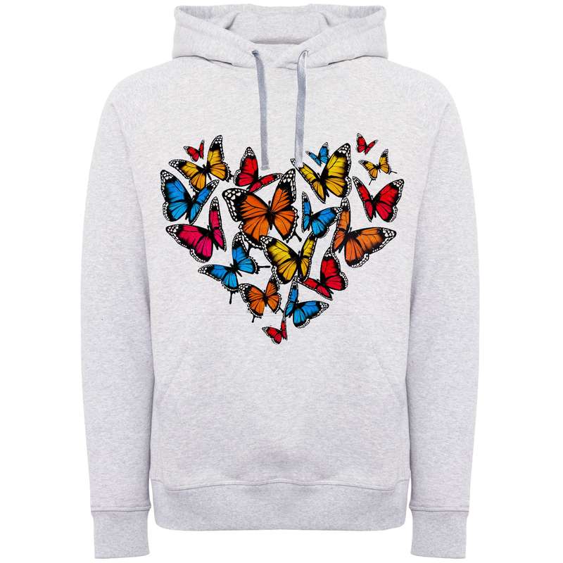 هودی زنانه مدل پروانه قلبی F807