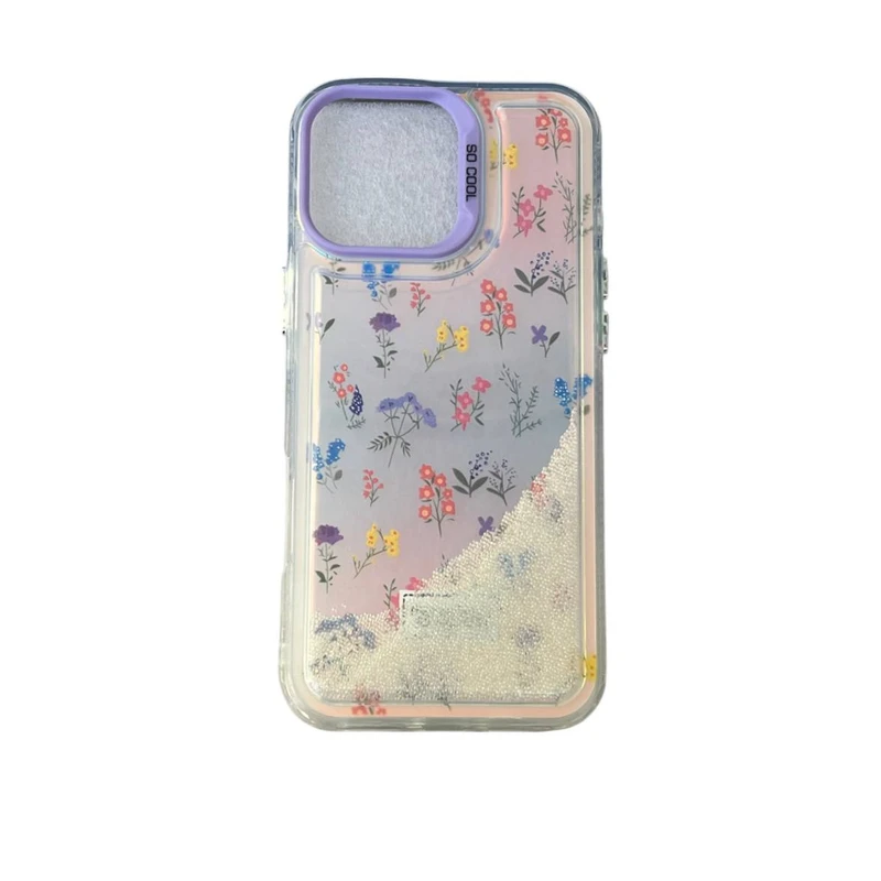 کاور مدل اکلیلی طرح گل های بهاری کد an291 مناسب برای گوشی موبایل اپل iphone 16 promax