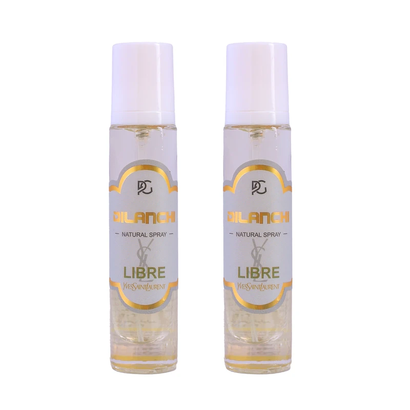 عطر جیبی زنانه دیلانچی مدل لیبره با رایحه گرم حجم ۳۰ میلی‌لیتر مجموعه ۲ عددی
