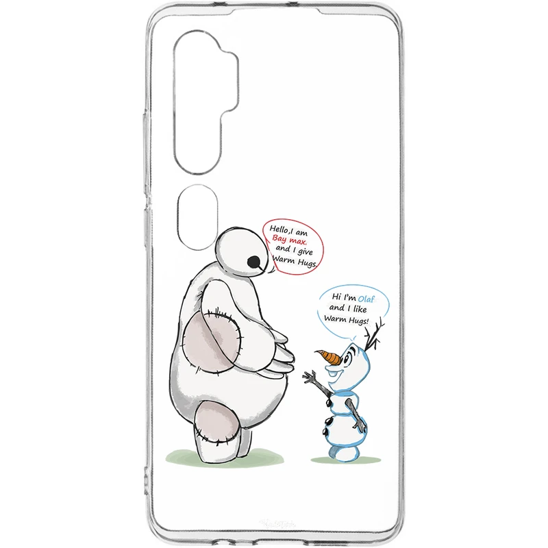 کاور طرح Olaf & Baymax مناسب برای گوشی موبایل شیائومی Mi Note 10 / 10 Pro 