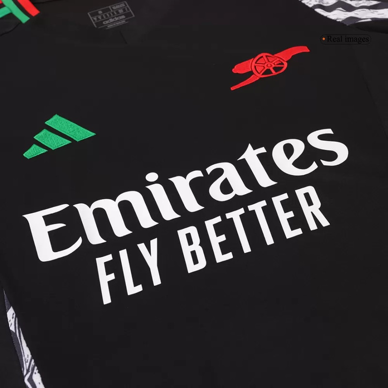 ست تی شرت و شلوارک ورزشی مردانه مدل آرسنال Away 2025