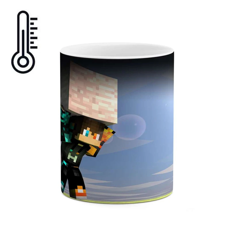 ماگ حرارتی کاکتی مدل ماینکرافت کد mgh13008