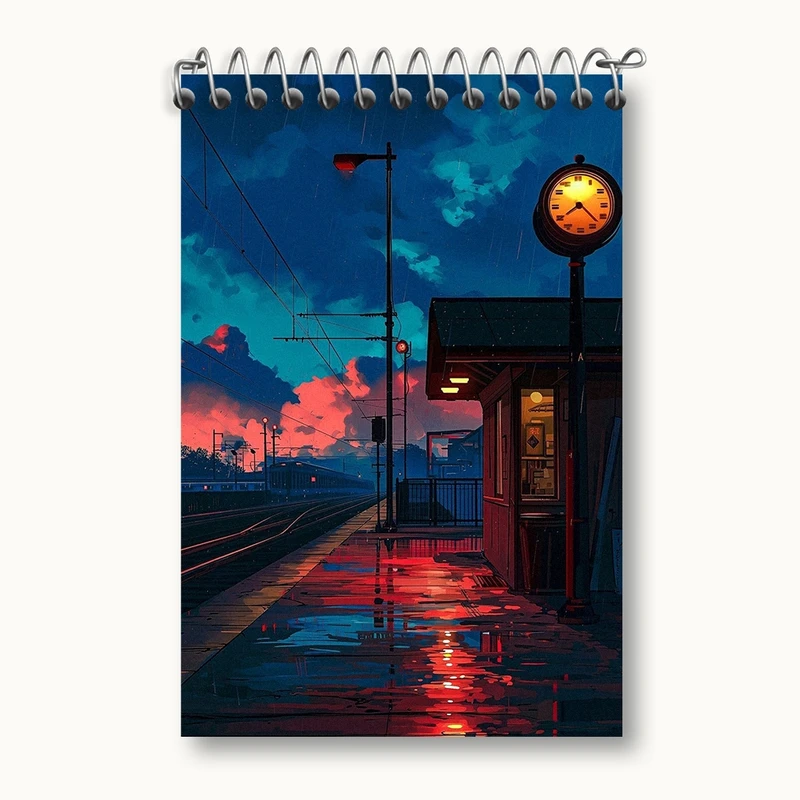 دفتر یادداشت 50 برگ خندالو مدل فضای شهر کد F1093