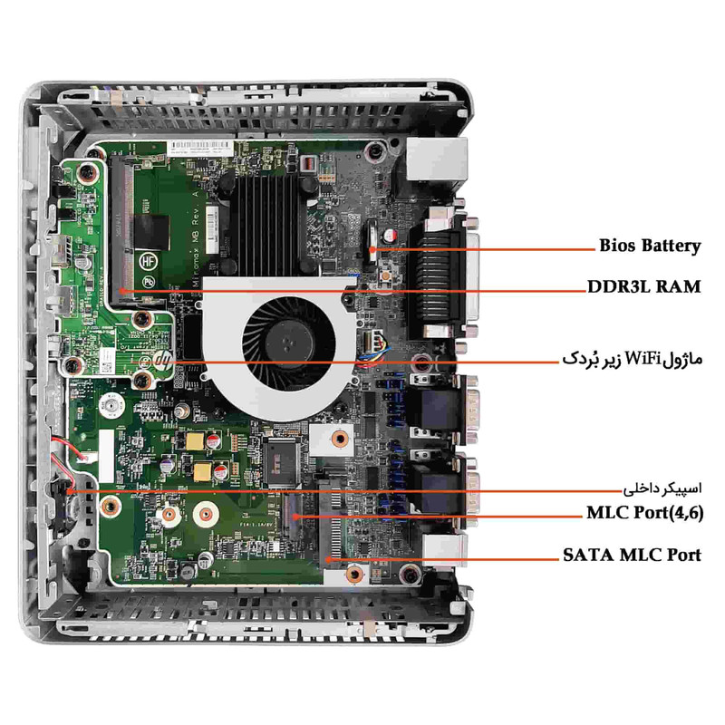 کامپیوتر کوچک اچ‌پی مدل t628-X 2
