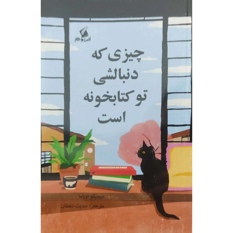 کتاب چیزی که دنبالشی تو کتابخونه است اثر میچیکو اویاما ترجمه حدیث دهقان انتشارات ادب و قلم