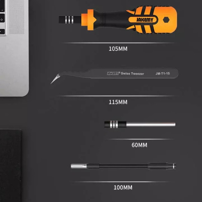 پیچ گوشتی جاک می مدل JM-8160 مجموعه 33 عددی پیچ گوشتی جاک می مدل JM-8160 مجموعه 33 عددی