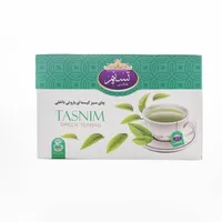 چای سبز کیسه ای باروتی تسنیم طلایی بسته 20 عددی
